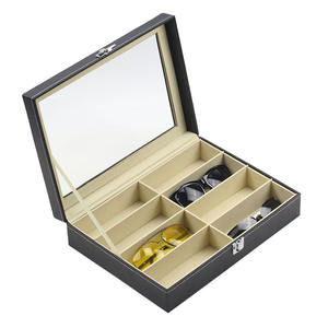 Caja de Almacenamiento para Gafas al por Mayor, Estuche con Cierre y Tapa Transparente, Organizador de Gafas de Sol - Product Image 2