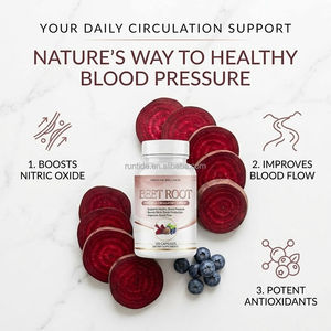 Cápsulas de Polvo de Remolacha para Adultos a Precio de Fábrica, Nitrato Natural, Antioxidante, Apoyo para la Salud del Corazón, Presión Arterial, Circulación, Resistencia - Product Image 4