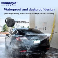 BI4 Universal Visible Wireless LED Voice-Beep Rear-Parking Probe Set Detektor Lengkap Radar Parkir Mundur Mobil 12V