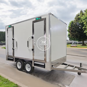 WC de camping portable, douche, toilettes, double porte, toilettes mobiles, remorque - Product Image 1