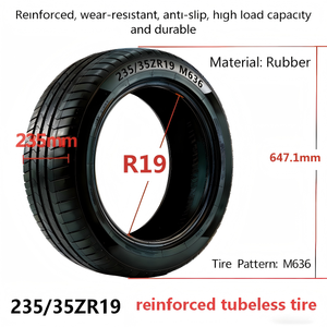 Pneumatici Radiali per <span class=keywords><strong>Auto</strong></span> Nuovi Originali 235/35ZR19 R19 Run-flat Resistenti all'Usura Antiscivolo Silenziosi Durevoli per Sostituzione/Riparazione Speciale - Product Image 1