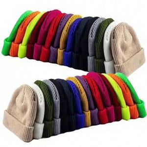 Gorro de Punto Personalizado con Logotipo Bordado, Unisex, Económico, de Color Sólido, Cálido, para Hombre y Mujer, Gorro de Acrílico - Product Image 1