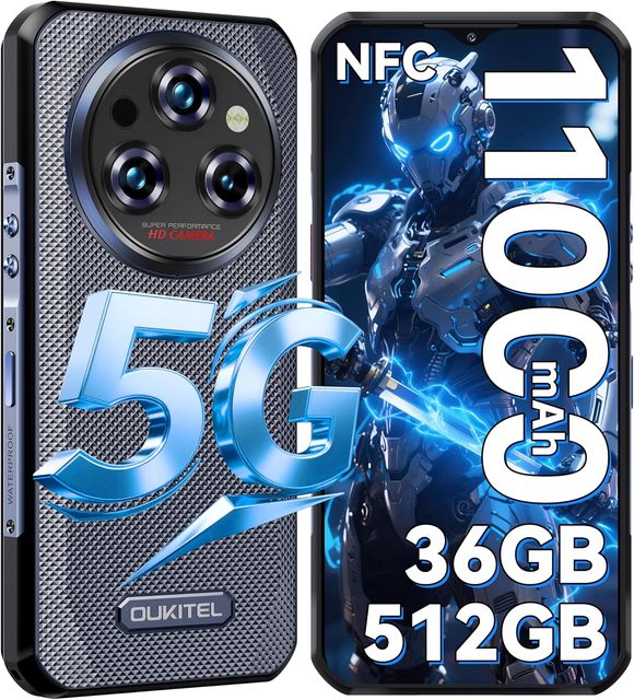 Brand New Original Oukitel WP35 Pro Rugged Phone 6.6" FHD+ 12GB+512GB 32MP+64MP 11000mAh Dual SIM Android Rugged Cell Phone NFC