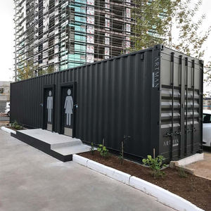 ตู้คอนเทนเนอร์ห้องน้ำห้องน้ำสาธารณะแบบพกพาทำความสะอาดด้วยตนเองตู้คอนเทนเนอร์ห้องน้ำ - Product Image 1