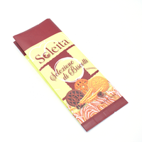 Sachet personnalisé imprimé de qualité alimentaire avec soufflet latéral et encoche de déchirement facile, résistant à l'humidité, haute barrière, emballage laminé pour biscuits