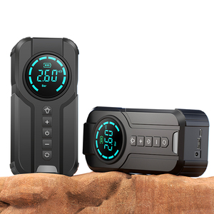 Arrancador de batería de coche, Inflador de neumáticos, motores de gasolina y diésel, refuerzo de batería, presión máxima, fuente de alimentación de emergencia de 150 PSI - Product Image 4