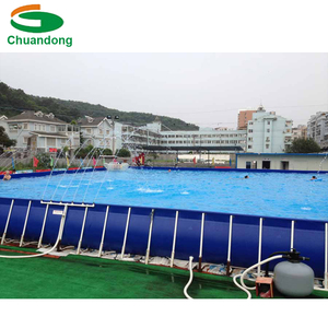 <span class=keywords><strong>Piscine</strong></span> hors sol en PVC haute résistance avec structure métallique, grande <span class=keywords><strong>piscine</strong></span> rectangulaire familiale pour l'extérieur - Product Image 6