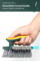 Brosse de nettoyage pour ongles, brosse de nettoyage pour panneaux solaires, brosse électrique pour le nettoyage du visage, brosse électrique auto-nettoyante pour la cuisine et les cheveux