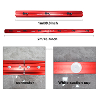 MUFASHA Personnalisation de rails rouges et d'accessoires pour outils de découpe de porcelaine électriques manuels 800mm 1000mm 1500mm