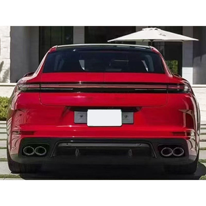Kit de Carrocería Completo Estilo 976 para <span class=keywords><strong>Porsche</strong></span> <span class=keywords><strong>Panamera</strong></span> 2024-2025, Parachoques Delantero y Trasero, Faldones Laterales, Aspecto de Fibra de Carbono, Mejora GTS Turbo - Product Image 2