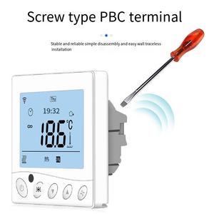 Termostato Digital para Calefacción por Suelo Radiante, Termostato de Habitación con Cable, Termostato Bimetálico, Interruptor de Control de Panel Universal, Control de Temperatura - Product Image 2