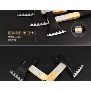 Woodworking <b>Axe</b> Hammer <b>Axe</b> 140mm Blade 380mm <b>Handle</b> Firewood Chopping Tool Linyi Origin OEM Customizable - Product Image 3