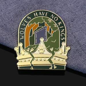 Haute qualité pas cher métal studio <span class=keywords><strong>ghibli</strong></span> diamant horreur blague tarot émail broche - Product Image 1