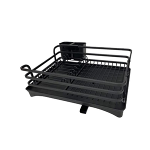 Storage Holder Kitchen Cabinet Organizer Over Sink Plate Drainer Stand Aluminum Dish Drying Rack