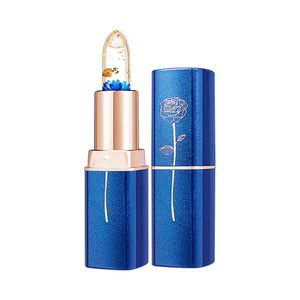 Baume à lèvres DONGNAIER Crystal Flower Jelly, feuille d'or semi-transparente, hydratant, changeant de couleur, anti-transfert, 3,8g, vente en gros - Product Image 1