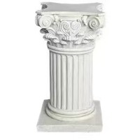 Architecture de style européen Matériau de construction GRG Gypse Pilier romain Colonnes Capital pour la décoration extérieure de la maison