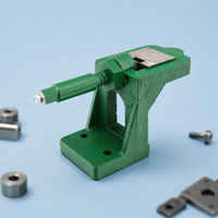 REALMAX Pince de serrage rapide pneumatique manuelle en fonte, support de serrage universel polygonal, étau à mâchoires plates, pince de serrage manuelle sur base