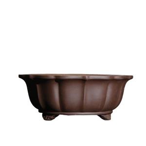 Maceta para Bonsái en Forma de Loto, Arcilla Morada, Hecha a Mano, Estilo Chino Japonés, Maceta Decorativa de Escritorio - Product Image 5