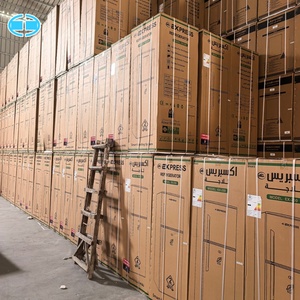 Réfrigérateur à congélateur supérieur 250L, double porte, refroidissement direct, étagères réglables, classe énergétique A, réfrigérateur autoportant pour maison et garage - Product Image 3