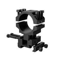 Anneaux de montage de haute précision en alliage d'aluminium 7075-T6 de qualité aéronautique, usinés CNC, 34 mm, 3 broches, angle d'inclinaison réglable 30/60/90 MO
