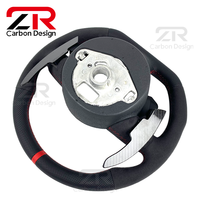 Volant sport personnalisé en fibre de carbone et suède pour Audi A3 S3 A4 S4 A5 RS5 RS6 RS4 B8 B9 R8 C8 Q5 Q3 Q7 S6 A6 TTRS
