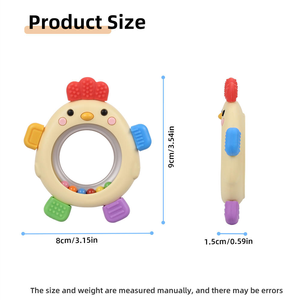 Mordedor de Silicona en Forma de Pollito y Juguete para la Dentición de Bebés, Alivio para la Dentición, Juguete Masticable Seguro - Product Image 4
