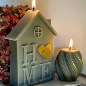Customizable Creative and <strong>Fun</strong> Home House-shaped Scented <strong>Candle</strong> Christmas Gift House Scented <strong>Candle</strong> - Product Image 4