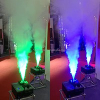 1000W/1500W DMX LED Disco Nebelmaschine mit Drahtloser Fernbedienung Aufwärts-Sprühfunktion für Halloween Weihnachten Neujahr Partys Club DJ