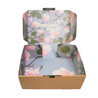 Caja de Cartón Corrugado para Envíos por Correo, con Logotipo Personalizado, Colorida, para Empaque de Ropa, con Tapa Superior