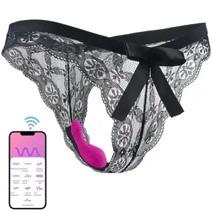 Phone Control Wearable Wireless Vibrator Woman Sex Toys Panty Vibrator Rose Butterfly Vibrating Underwear Panties