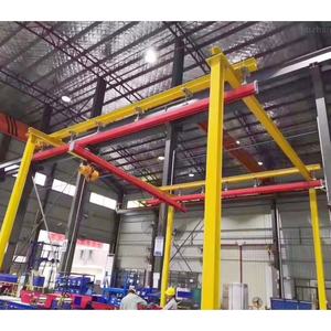 Grúa aérea flexible de 500Kg, 1 tonelada, 2 toneladas, pequeño sistema de grúa de riel monorriel, ampliamente utilizado Taller de grúas puente de Servicio Ligero - Product Image 4