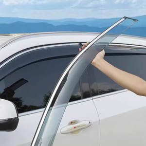 Piezas exteriores de ABS automotriz OEM para 2019 <span class=keywords><strong>Lexus</strong></span> <span class=keywords><strong>UX</strong></span> Rain Shield 3D tira brillante de acero inoxidable - Product Image 3