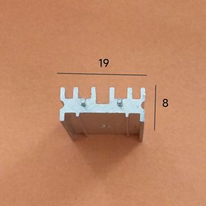 Dissipateur thermique en aluminium Yx Electronics To220 19x8x20 25 30mm pour transistor SCR MOSFET Diode Zener - Product Image 3