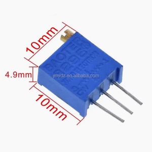 3296W-205 2M โพเทนชิโอมิเตอร์แบบปรับได้หลายระดับความแม่นยำสูง/โพเทนชิโอมิเตอร์แบบเคลือบแก้ว - Product Image 4