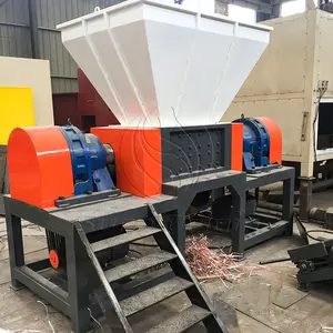 Shredder Machine Dubbele Assen Schroot Crusher Afval Shredder Industriële Afval Metalen