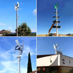 Éolienne à axe vertical 1000W 1200W <span class=keywords><strong>12V</strong></span> 24V 48V - Résistante à la corrosion pour usage côtier et maritime - Product Image 3