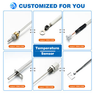 เซ็นเซอร์อุณหภูมิ UL1332-30 100K 3950 NTC -40 ~ + 300ความแม่นยำ1% ด้วยการติดตั้งปลั๊ก3หัววัดพื้นดิน602มม. - Product Image 4