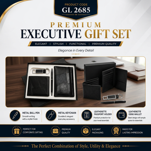 Professional Travel Gift Set Leatherette <b>Wallet</b> <b>Passport</b> Case Metal Pen Key Ring Executive Accessories Corporate Giftin Olivia - Product Image 4
