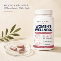 Capsules à base de plantes personnalisées, complément alimentaire pour la santé des femmes, fabricant en gros, production sous contrat