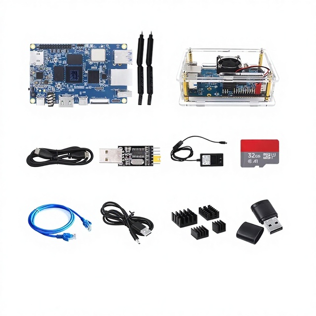 SY Chips Original Genuine Orange Pi 5B Development Board 4GB/8GB/16GB Mainboard Linux Octa-core Processor Computer