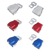 Boucle de ceinture de sécurité en aluminium pour siège d'avion avec sangle en polyester