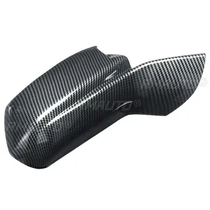 1 par de cubiertas de espejo retrovisor lateral estilo cuerno en negro brillante para Chevy Camaro SS RS ZL1 LT 2016-2021 - Product Image 5