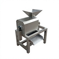 Extracteur de jus multifonctionnel commercial pour baies, fruits Kaba, pêches, mangues, loquat, litchis, avec fonctions de pelage, d'élimination des noyaux et de préparation de la pulpe