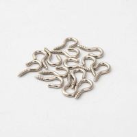 100 PIÈCES Mini-œillets à vis pour la fabrication de bijoux DIY, accessoires de porte-clés, crochets à œillets, fermoirs à vis filetés, pendentifs et porte-clés