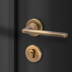 Brass màu chia trong nhà phòng ngủ Cửa Khóa ánh sáng sang trọng và đơn giản trong nhà rắn cửa xử lý - Product Image 1