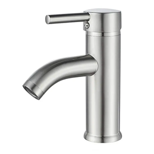 Hot bán duy nhất xử lý thép không gỉ tắm vòi Brass nước lưu vực vòi với lỗ duy nhất núi cho phòng tắm nhà vệ sinh - Product Image 3