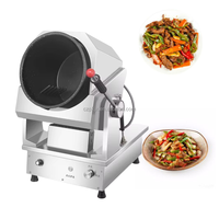 Machine de cuisson à tambour 360 pour cuisine domestique Machine de cuisson électrique automatique pour légumes Robot Wok Machine de cuisson