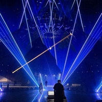 Projecteur laser d'animation RGB DMX 60W étanche IP65 pour extérieur, bâtiments, scènes et équipement DJ