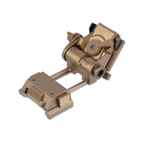 Support de fixation pour casque tactique double usage en alliage d'aluminium NVG pour vision nocturne PVS 15/18/31, résistant à l'eau, pour la conduite