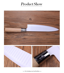 Ultra Sharp Cuisine Tout Usage En Céramique <span class=keywords><strong>Couteau</strong></span> À Fromage Manche En Bois - Product Image 5